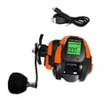 thumbnail image 4 of Accesorios para carretes de pesca con asistencia eléctrica, ligeros, profesionales y resistentes al agua. Mano izquierda naranja, 4 of 8