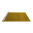 thumbnail image 2 of Ahgly Company Machine Washable Indoor Rectangle Oriental Yellow Industrial Area Rugs, 3' x 5', 2 of 4