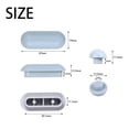 thumbnail image 4 of Juego de tampón de base de inodoro - Paquete de 8 almohadillas acolchadas grises para reparaciones silenciosas y fáciles, 4 of 10