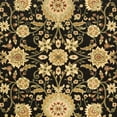 thumbnail image 3 of SAFAVIEH Lyndhurst Victoria Traditional Floral Runner Rug, Black/Ivory, 2'3" x 14', 3 of 6