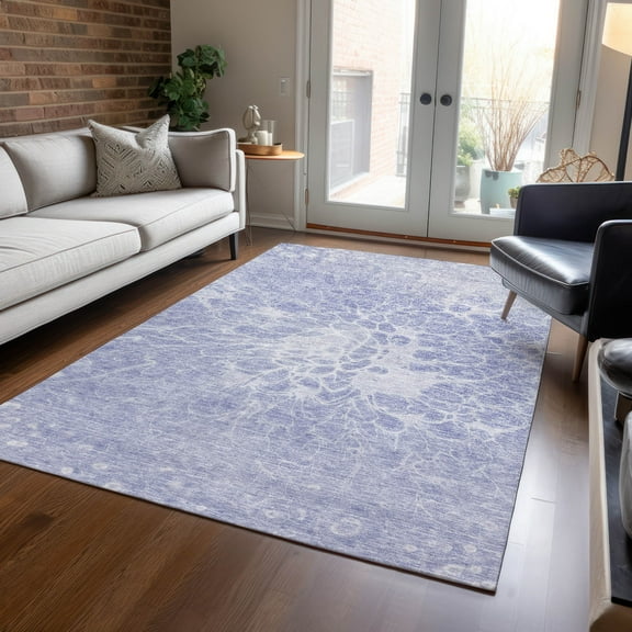 Addison Rugs Chantille Indoor/Outdoor Transitional Modern Lavender Washable Rectangle Rug, 10' x 14'