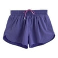 thumbnail image 4 of vigerkar Girls Athletic Shorts Kid Workout Running Volleyball Soccer Shorts with Zipper Pockets (Purple, 10-13 Years), 4 of 4