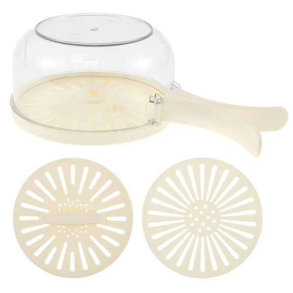 Ikoopy Kitchen Strainer 2 in 1 Strainer Bowl Removable Drip Straining Basket Collapsible Handle Vegetable Laundry Basket Plastic Double Layer Fruit Washing Bowl for Fruits Vegetables Washing Cleaning