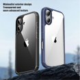 thumbnail image 2 of Defense Armor Series for iPhone 16 Case Anti-Scratch TPU+PC Clear Back Shell - Grey, 2 of 5
