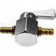 thumbnail image 1 of 6mm Aluminum Fuel Valve for Motorcycle ATV Petrol Tap Switch Silver Single Pack, 1 of 5