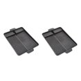 thumbnail image 1 of Sonducket Aluminum BBQ Grill Pan Non-Stick Coating Accs Korean Thicken Square Handle Tipo 1 2piezas, 1 of 4