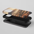 thumbnail image 2 of Sunset Landscape For All iPhone Series Protective Phone Case Nature Scenic Golden Orange Finish, 2 of 7