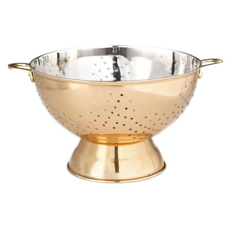 Old Dutch Decor Copper Footed Colander/Centerpiece