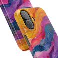 thumbnail image 2 of Vibrant Abstract Waves - Slim iPhone 16 Phone Case,iPhone 16 Pro, 2 of 7