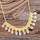 thumbnail image 4 of Handmade Woven Rope Chain Choker Summer Beach Beaded Necklaces Jewelry Gift--Sky Blue-Product code 55629 White, 4 of 5