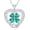 Clover C, variant on Heart Pug Necklace for Women 925 Sterling Silver Cute Pug Dog Pendant Necklace Jewelry Gifts for Women Pug Dog Lovers