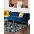 thumbnail image 4 of Rugs.com Aurelia Collection Rug – 10' x 13' Navy Blue Medium-Pile Rug Perfect For Living Rooms, Large Dining Rooms, Open Floorplans, 4 of 4