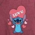 thumbnail image 3 of Lilo & Stitch - Luv U - Women's Short Sleeve Graphic T-Shirt, 3 of 5