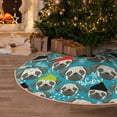 thumbnail image 5 of Sikiie Christmas Hat Cute French Bulldog Christmas Tree Skirt, Christmas Tree Decorations, Christmas Decor, Tree Mat Decoration(30-48IN)-48", 5 of 6