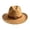 Brown, variant on Western Cowboy Wide Brim Felt Hat, Unisex Vintage Star Band Fedora Hat Four Season Fashion Party Daily Outdoor Cowgirl Cowboy Hat(Orange)