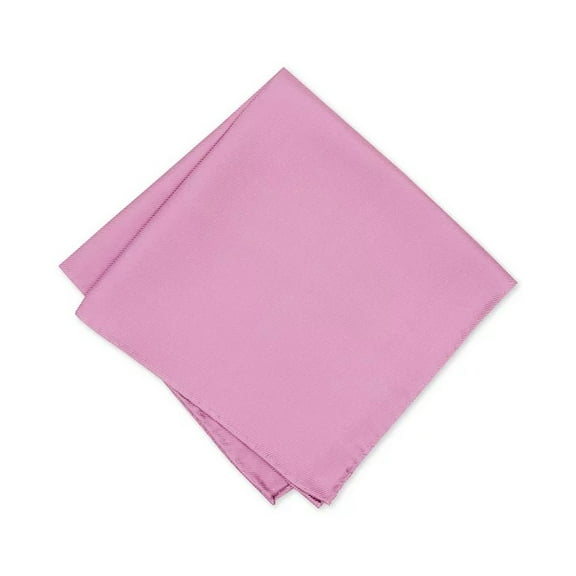 Alfani PALE PINK Men's Solid Pocket Square, US One Size
