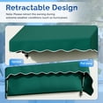thumbnail image 4 of Ktaxon 6' Window Door Awning, Awnings for Doorways, Sun Shade Canopy Outdoor Patio Cover, Dark Green, 4 of 9