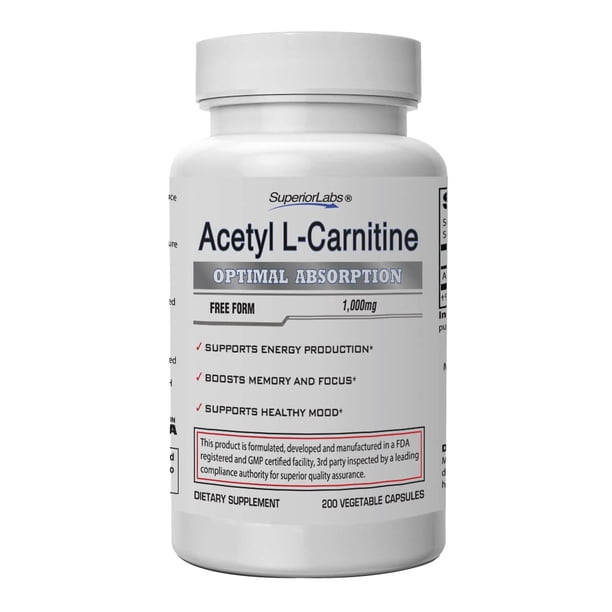when should i take my l carnitine Acetyl-L-Carnitine, 500 mg, 120 Vegetarian Capsules