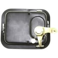 thumbnail image 5 of Driver Side Front Exterior Door Handle Compatible with 1981-1986 Jeep CJ7 Jeep Scrambler Smooth Black Without Key Hole J5758173 55176383AE Renegade SL Base Laredo Limited Outer Handle, 5 of 5