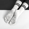 thumbnail image 2 of BYHONG Five Toe Non Socks Pressure Yoga Socks Fall/winter Mid Tube Yoga Socks White_002 One Size, 2 of 7