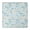 White-130, variant on Fitted Tablecloth Square Waterproof Vinyl with Daisy Floral Pattern, Boho Chic Design, Backing for Indoor Outdoor Table Use