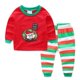 thumbnail image 3 of Pijamas de Navidad para niños y niñas, ropa de dormir de algodón, color rojo y rosa, de 2 a 7 años, 3 of 4