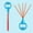 Blue, variant on Vadktai Bubble Wands, 32 Hole Smiling Face Bubble Stick, Summer Toy, Bubble Stick Blower Maker, Outdoor/Indoor Activity Use, Birthday, Graduation, Shower, Bubbles Party Favors Supplies
