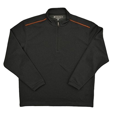 - Pebble Beach Performance Mens Golf Pullover - Charcoal Size Medium