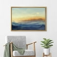 thumbnail image 3 of PixonSign Framed Canvas Print Wall Art Sunset Pastel Sky Gradient Nature Wilderness Illustrations Fine Art Decorative Farmhouse/Country Relax/Calm/Cozy Multicolor Zen for Bedroom - 16"x24" Natural, 3 of 5