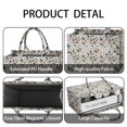 thumbnail image 4 of Large Capacity Tote Bag,Beige Halloween Pumpkin Skull Bat Pattern Handbag Fashion Luxury Tote Bag,15.7"x13"x 5.1" Inches,Laptop Compatible, 4 of 6