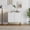 White-2 Doors, variant on Modern Accent Sideboard Buffet Cabinet with Storage, 32"/47" Wood Accent Storage Cabinet with Herringbone Doors & Shelf, Credenza Console Table for Dining Room Living Room Entryway