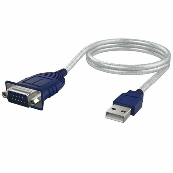 USB 2.0 To Serial DB9 Male 9 Pin RS232 Cable Adapter