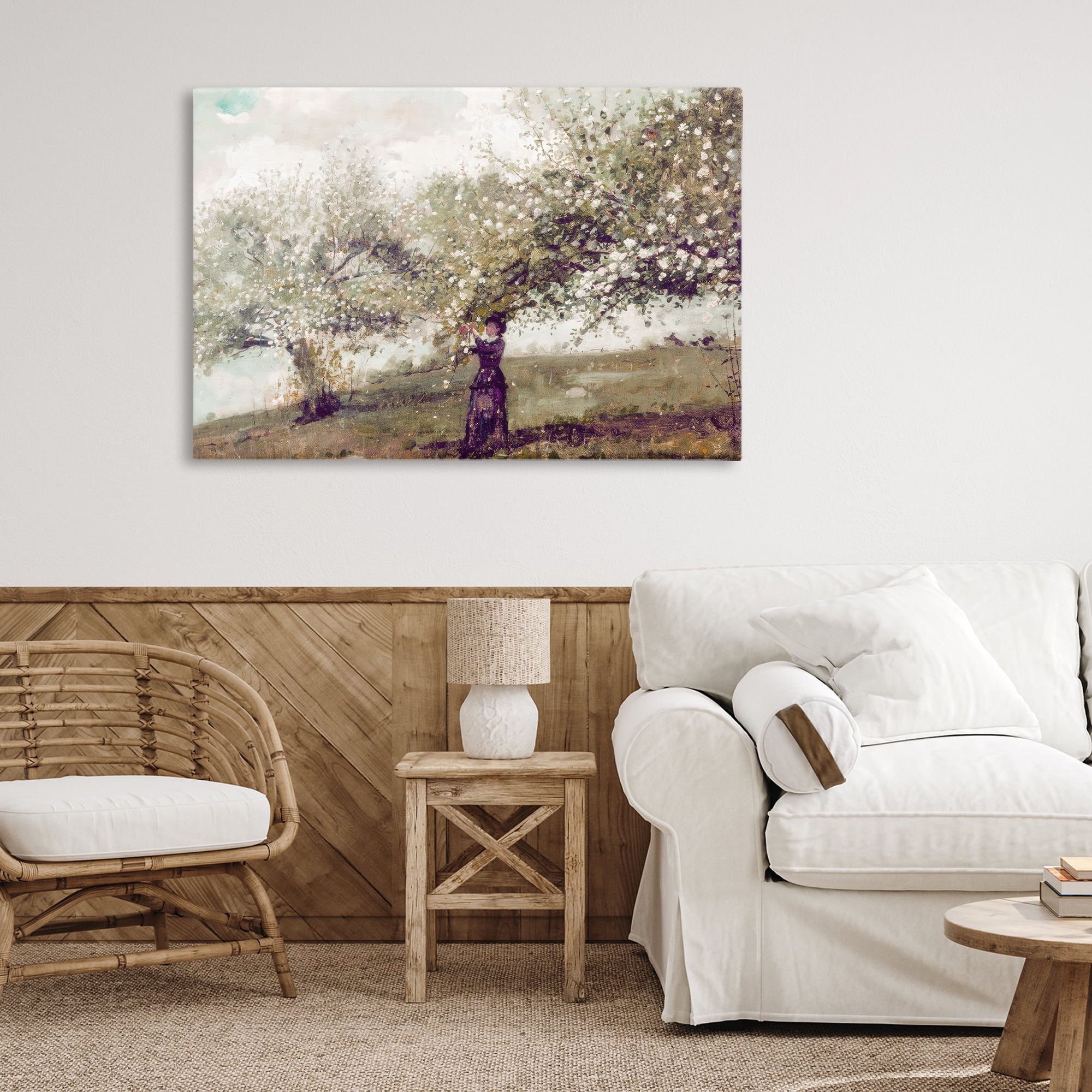 Stupell Industries Vintage Gathering Spring Blossoms Canvas Wall Art, design by Leah Straatsma