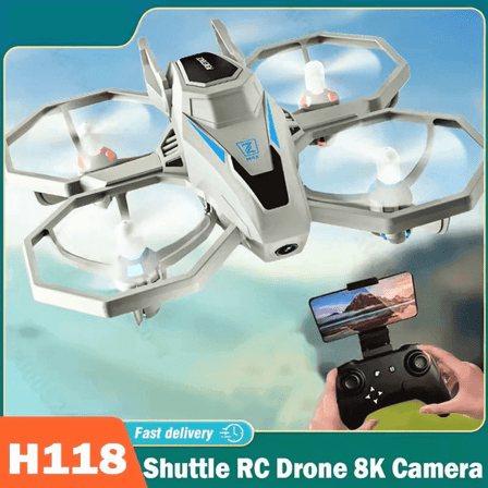 Mini Remote Control Drone Toys for Kids with 8K Camera, 3D Flips RC Quadcopter for Adults Gifts