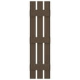 thumbnail image 2 of Ekena Millwork 12 in. W x 60 in. H Builders Edge, TailorMade Three Board Spaced (3 Batten), Board-n-Batten Shutters, Includes Matching Installation Spikes (Per Pair), 385 - French Roast, 2 of 12