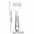 thumbnail image 3 of Pet Detangling Comb, Stainless Steel Dematting Dog Brush with Ergonomic Handle for Mats, Tangles, and Loose Fur, 3 of 9
