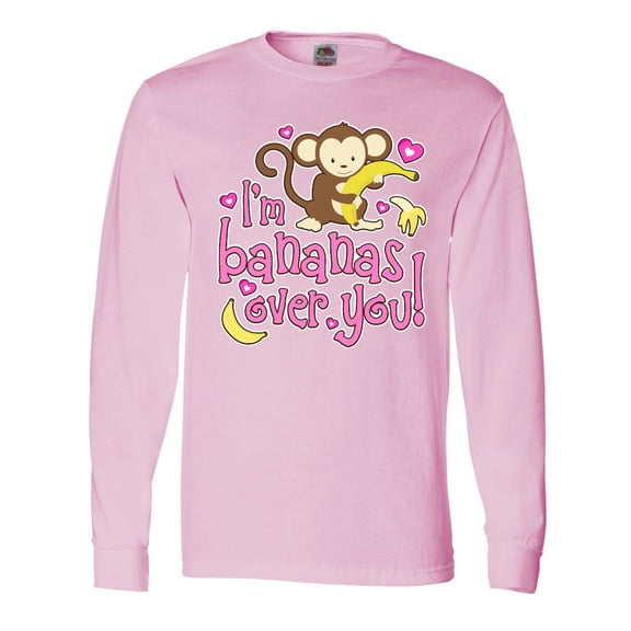 Inktastic I'm Bananas over You Long Sleeve T-Shirt