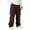 Coffee, variant on WTOBBY Men's Casual Sports Pants Loose Leggings Long Panel Fitness Running Training Trousers with Multiple Pockets Outdoor Work Pants,Army Green L