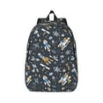 thumbnail image 2 of Rocae Space Cars for Durable Canvas Backpack Leisure Large Bag Travel Rucksack Multi-function Backpack Small, 2 of 8