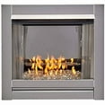 thumbnail image 2 of Duluth Forge Ventless Stainless Outdoor Gas Fireplace Insert with Reflective Crystal Glass Media - 24,000 BTU, Manual Control - Model# DF450SS-G, 2 of 4