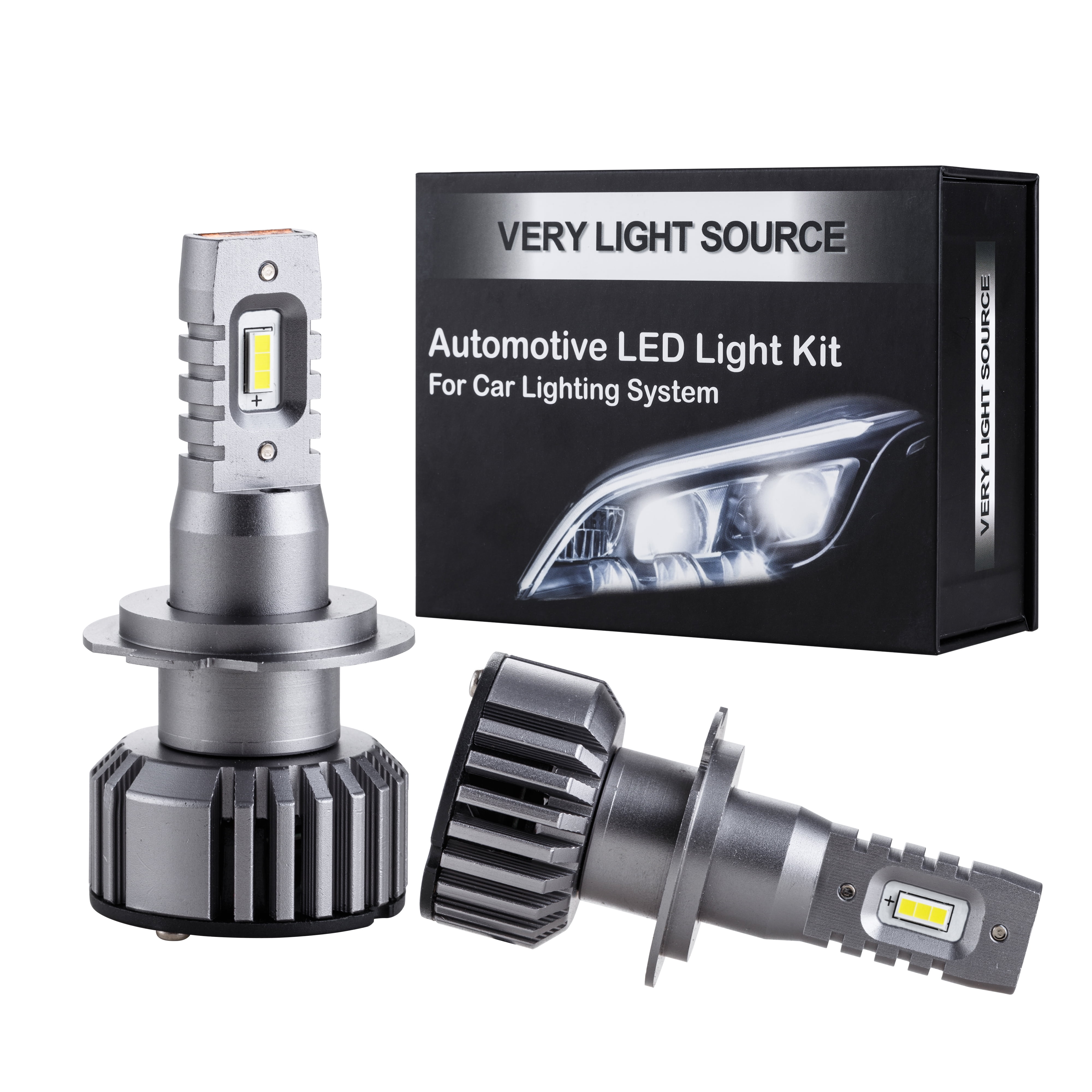 IP68 Waterproof 2000LM 6000K Extremely Bright LED Headlight Conversion Kit Pack of 2 ANYTOP H7 LED Headlight Bulbs 4 Sided High/Low Beam with 1860 CSP Chips 360 Degree Lighting 