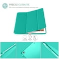 thumbnail image 5 of DuraSafe Case for iPad 4 / iPad 3 / iPad 2 - 9.7 inch [ A1458 A1459 A1460 A1403 A1416 A1430 A1395 A1396 A1397 ] Tri Fold Smart Cover with Translucent Back, Auto Sleep/Wake - Green, 5 of 11