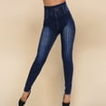 thumbnail image 2 of Women's Ultra Soft High Waist Denim Leggings, 2 of 7
