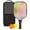 Black, variant on Pickleball Paddles Set Of 1, Fiberglass Surface, Fluid Smoke Aurora Art Style, 1 Paddle, 2 Balls & Bag