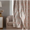 thumbnail image 3 of THD Verona Damask 100% Room Darkening Thermal Insulated Curtain Grommet Panels - Set of 2, 3 of 4