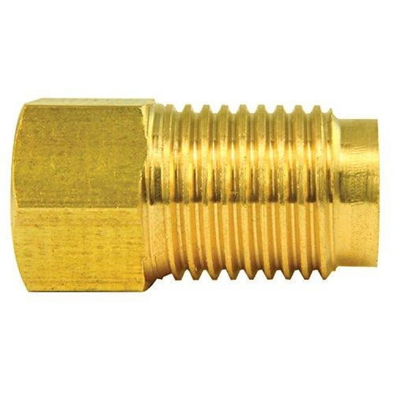 4LIFETIMELINES - Brass Adapter, Female(3/8-24 Inverted), Male(1/2-20 Inverted), 10-PACK