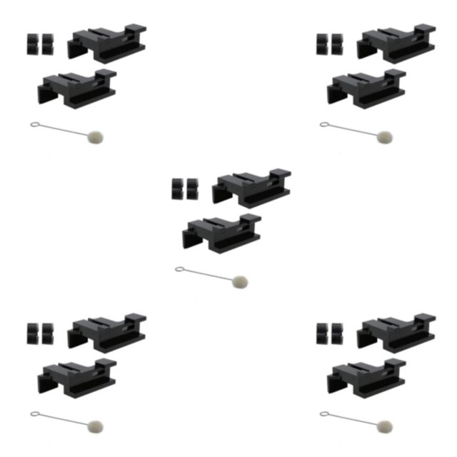Kenally Kit de reparación Techo solar Pista Suministros para automóviles Aleación de aluminio Mano de obra Tamaño compacto Ahorro de mano Type2