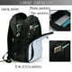 thumbnail image 4 of Balery Gray White Floral Mochila con carga USB para hombre y mujer - Mochila impermeable y antirrobo para portátil con puerto USB para viajes, trabajo, estudios y universidad, 4 of 7