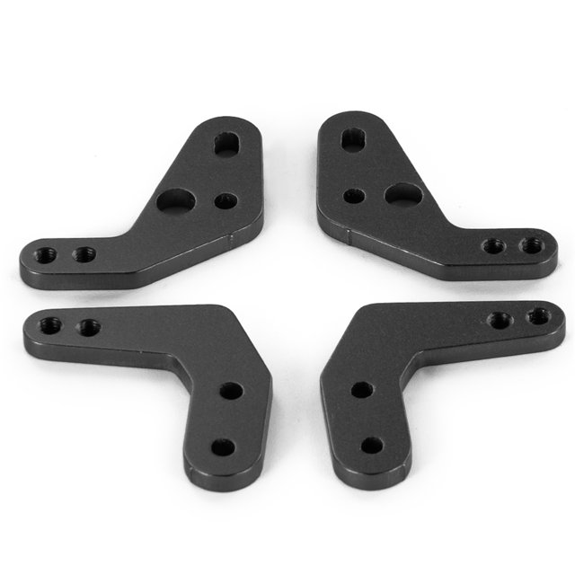 Soporte Amortiguador Vogacara RC GOFFLOW 1/10 Axial SCX10 Crawler Negro
