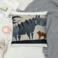 thumbnail image 2 of Throw Pillow Cover, Couch Pillow Covers,  Sofa Pillow Covers, Crocodile Hippo Cartoon Animal, Pillow Covers Decorative, Throw Pillows Covers, 2 of 5